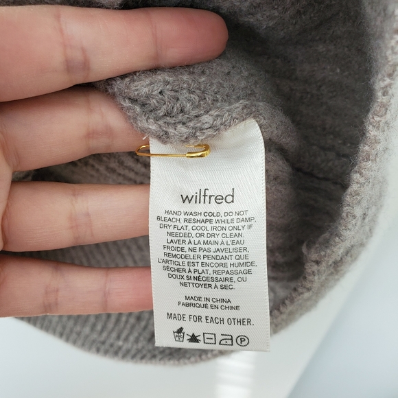 Aritzia Wilfred Wool Montpellier Sweater Dresa - Picture 5 of 7